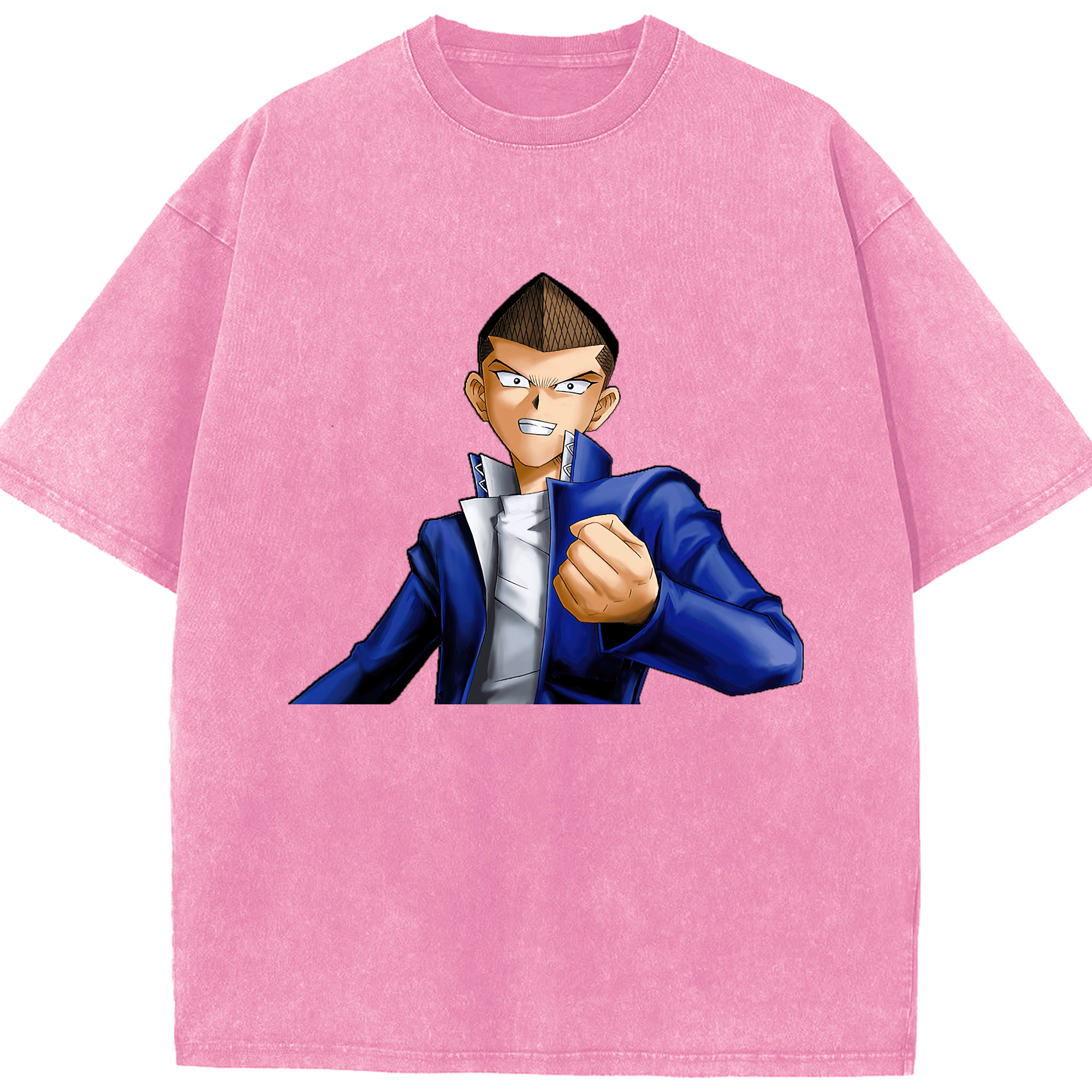 （画像用） 遊☆戯☆王 Yu-Gi-Oh! 綿100% ヴィンテージ風 半袖Tシャツ（フロントプリント）